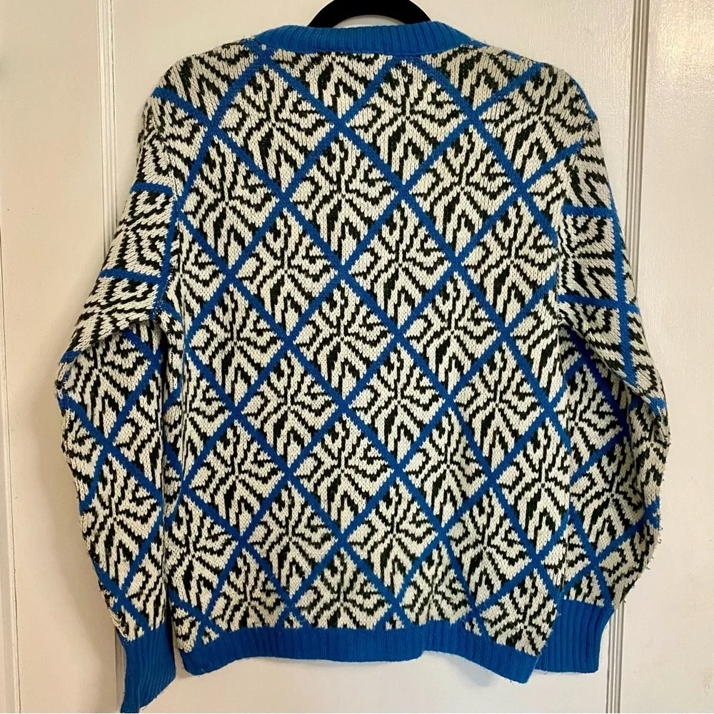 Vintage Scandinavian Style Robert Bruce Cardigan Sweater - Size M - Picture 2 of 5